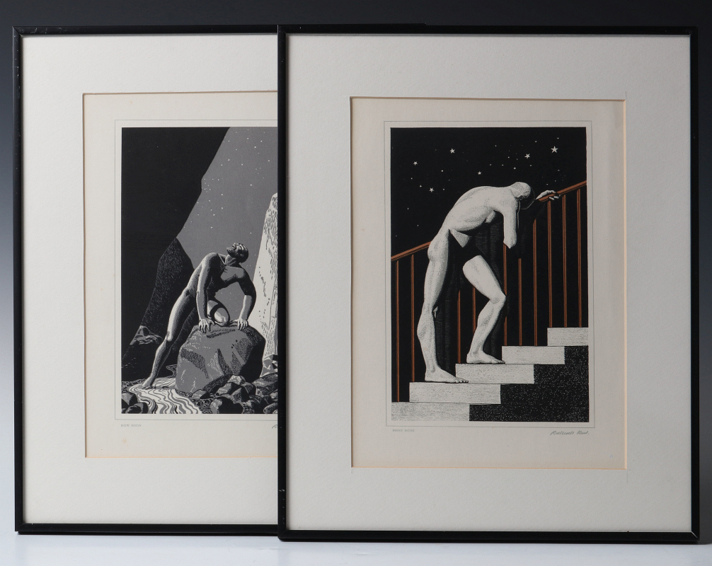 TWO MID 20TH CENTURY ROCKWELL KENT PRINTS