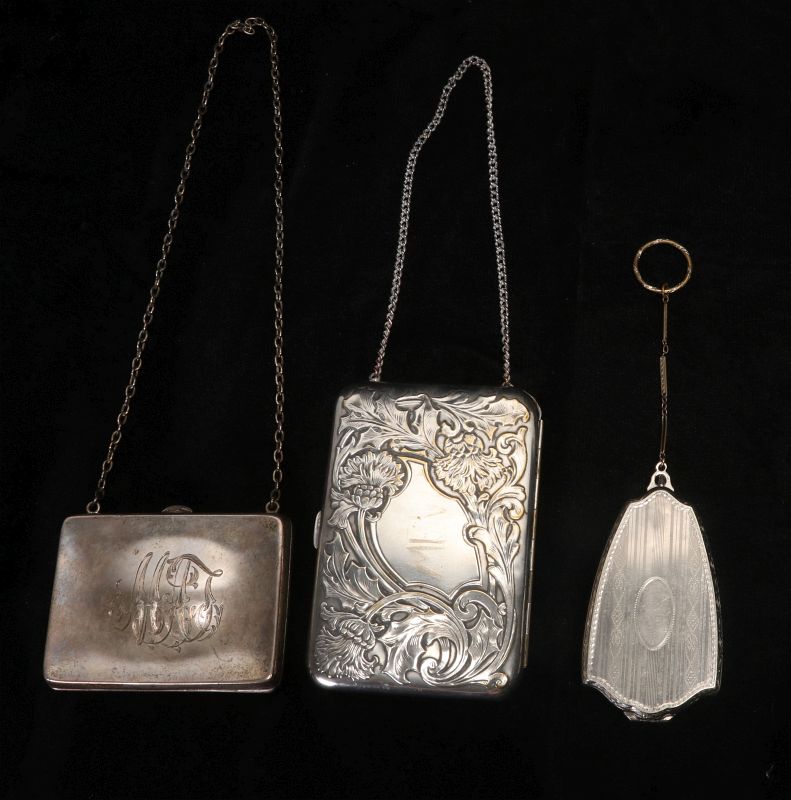 STERLING SILVER AND OTHER VANITY AND COMPACT CASES