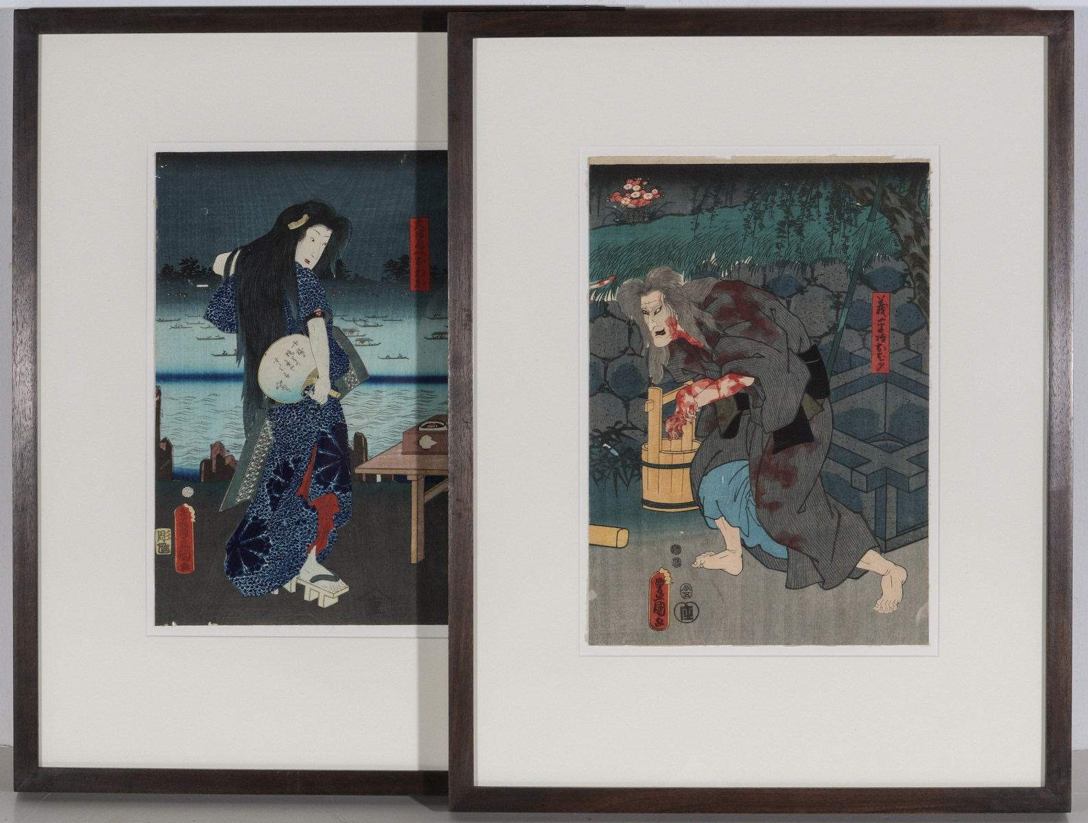 TOYOKUNI (1769-1825) JAPANESE WOODBLOCK PRINTS