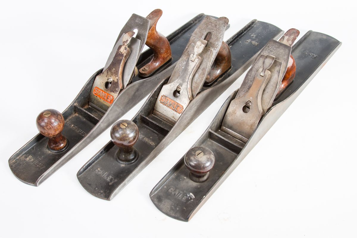 THREE STANLEY BAILEY NO. 7 JOINTER PLANES