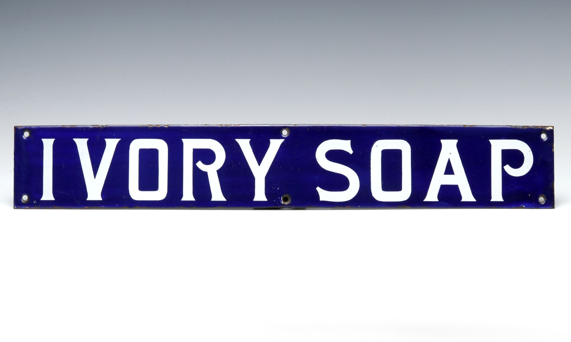 AN IVORY SOAP PORCELAIN ADVERTISING SIGN
