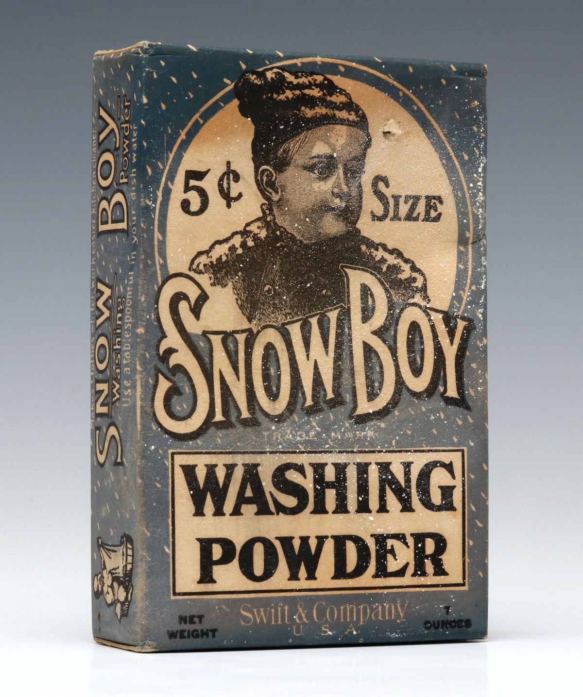 THE 5 CENT SIZE SNOW BOY WASHING POWDER - UNOPENED