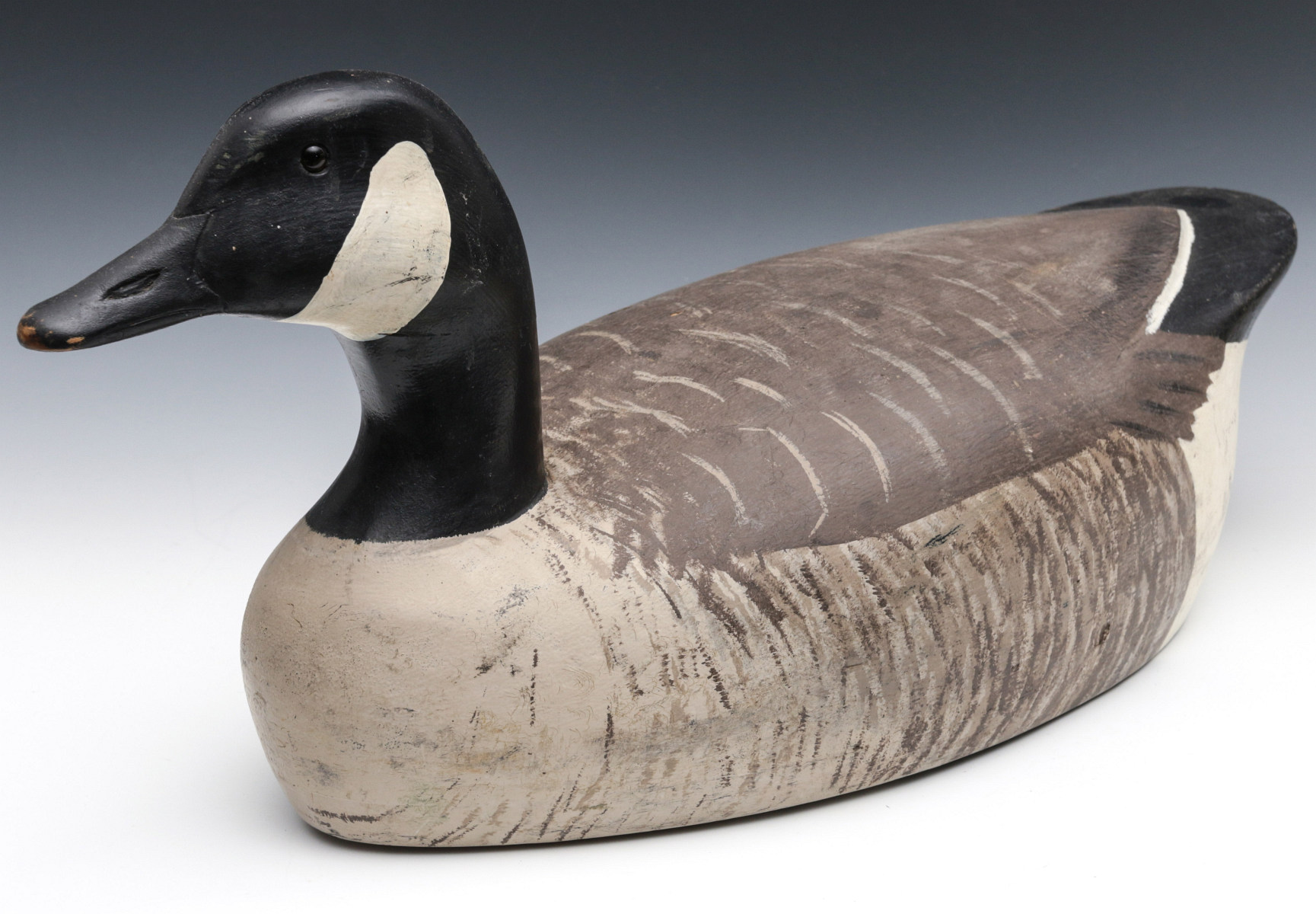 A LATE 20TH CENTURY CANADIAN GOOSE WOODEN DECOY