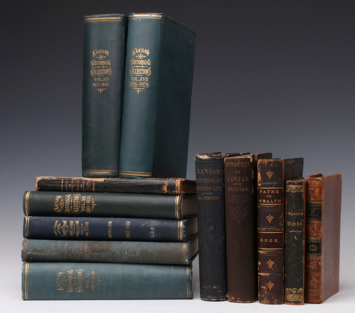A COLLECTION OF VOLUMES ON KANSAS HISTORY
