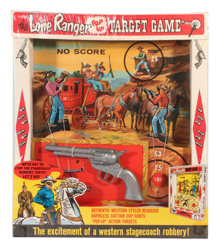LONE RANGER STAGECOACH ROBBERY POP UP TARGET GAME