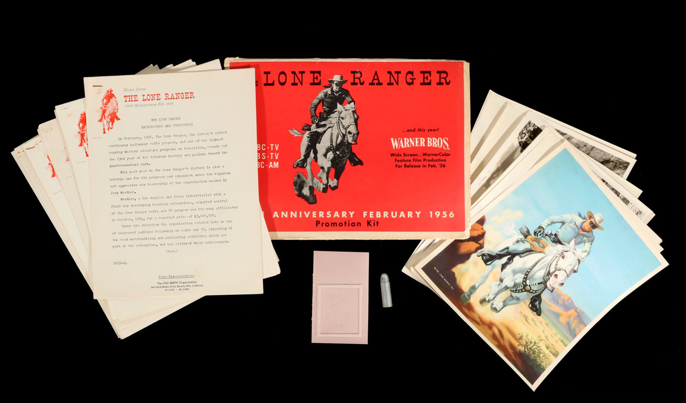 A RARE 'THE LONE RANGER' 1956 MOVIE PROMOTION KIT