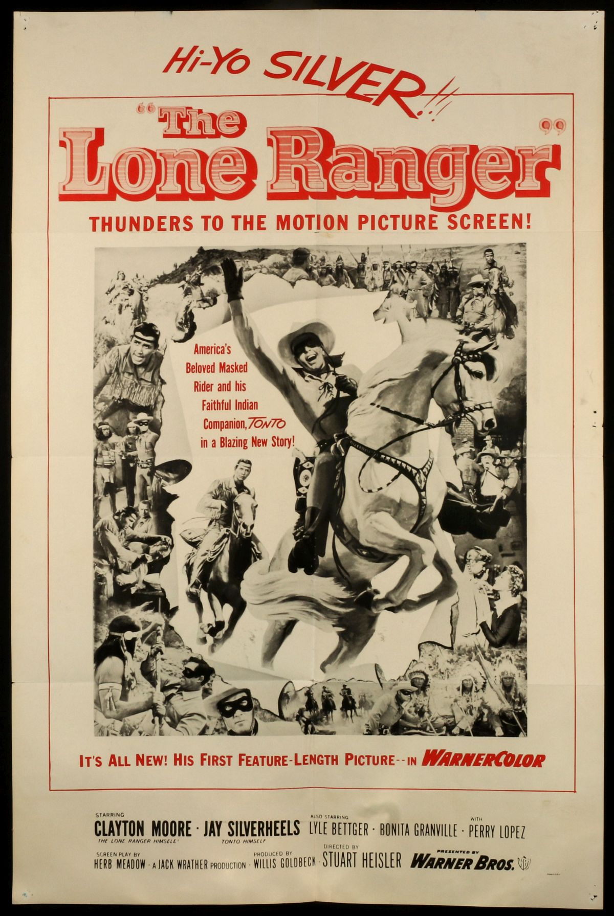 A 1956 'THE LONE RANGER' MOVIE POSTER