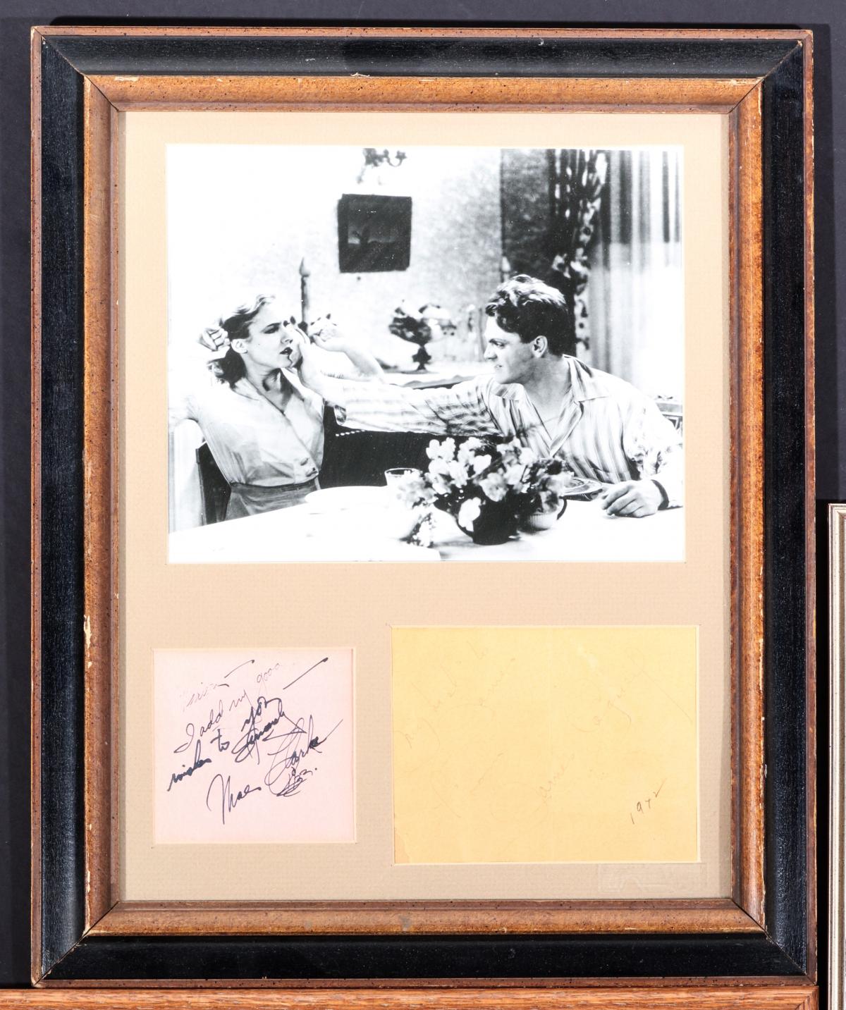 JAMES CAGNEY AND MAE CLARK AUTOGRAPHS AND PHOTO
