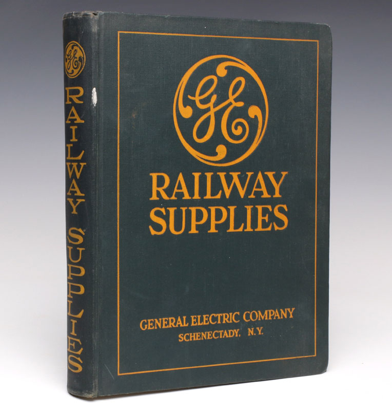 1922 GENERAL ELEC. RAILWAY SUPPLIES TRADE CATALOG
