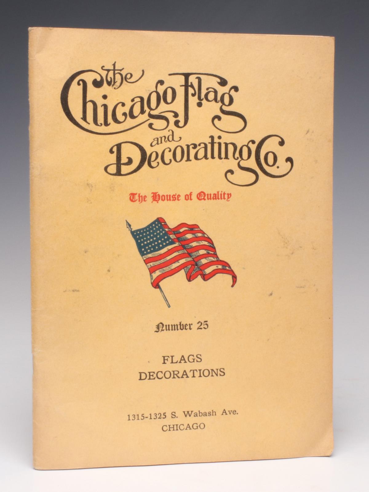 1918 CHICAGO FLAG & DECORATING CO. TRADE CATALOG