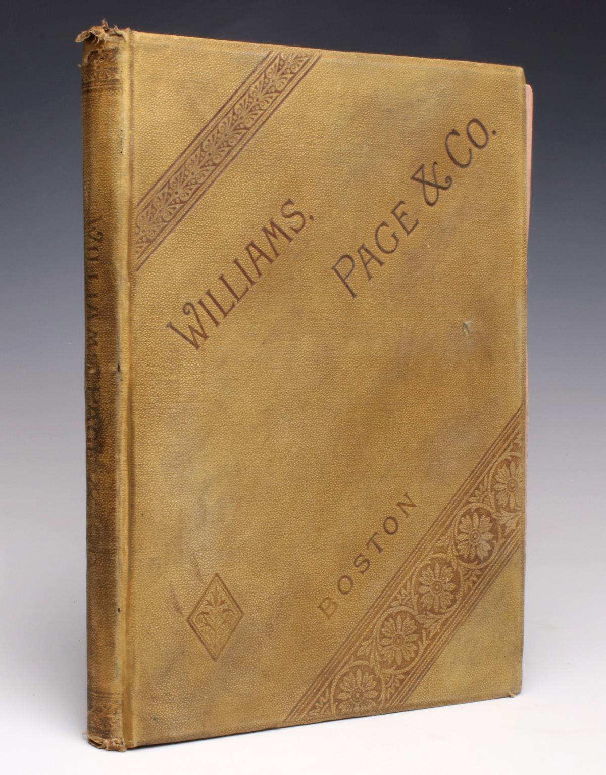 WILLIAMS, PAGE & CO RAILROAD TRIMMINGS CATALOG
