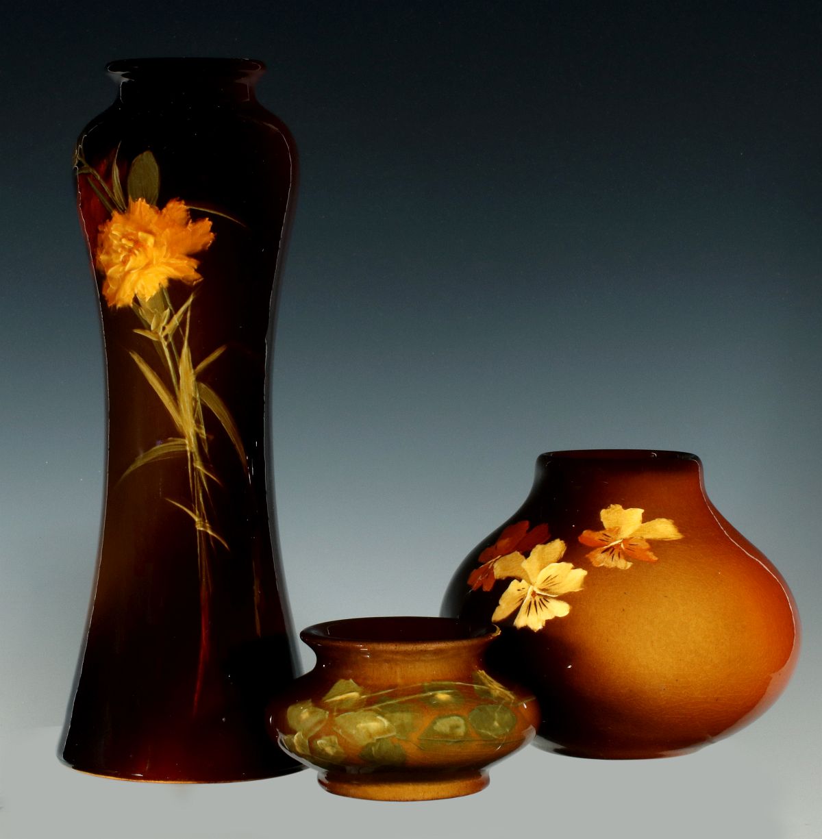 ROSEVILLE ROZANE (2) AND OWENS UTOPIAN ART POTTERY