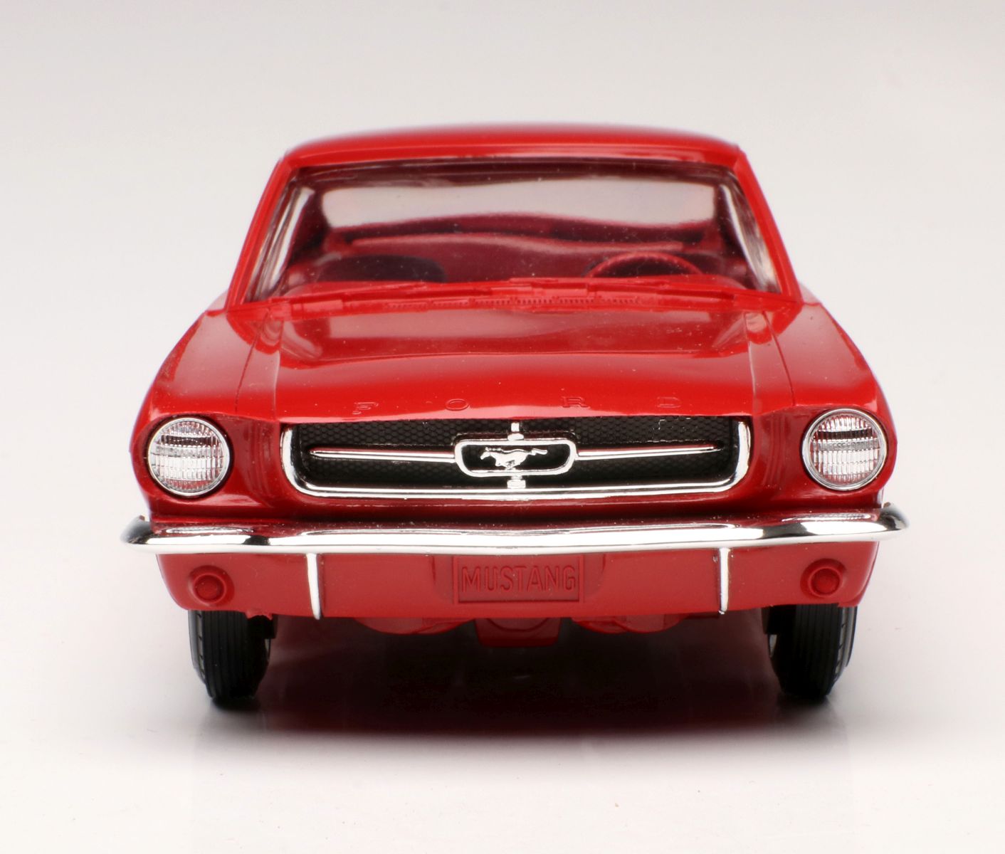 A RED 1965 MUSTANG FASTBACK PROMO CAR IN BOX