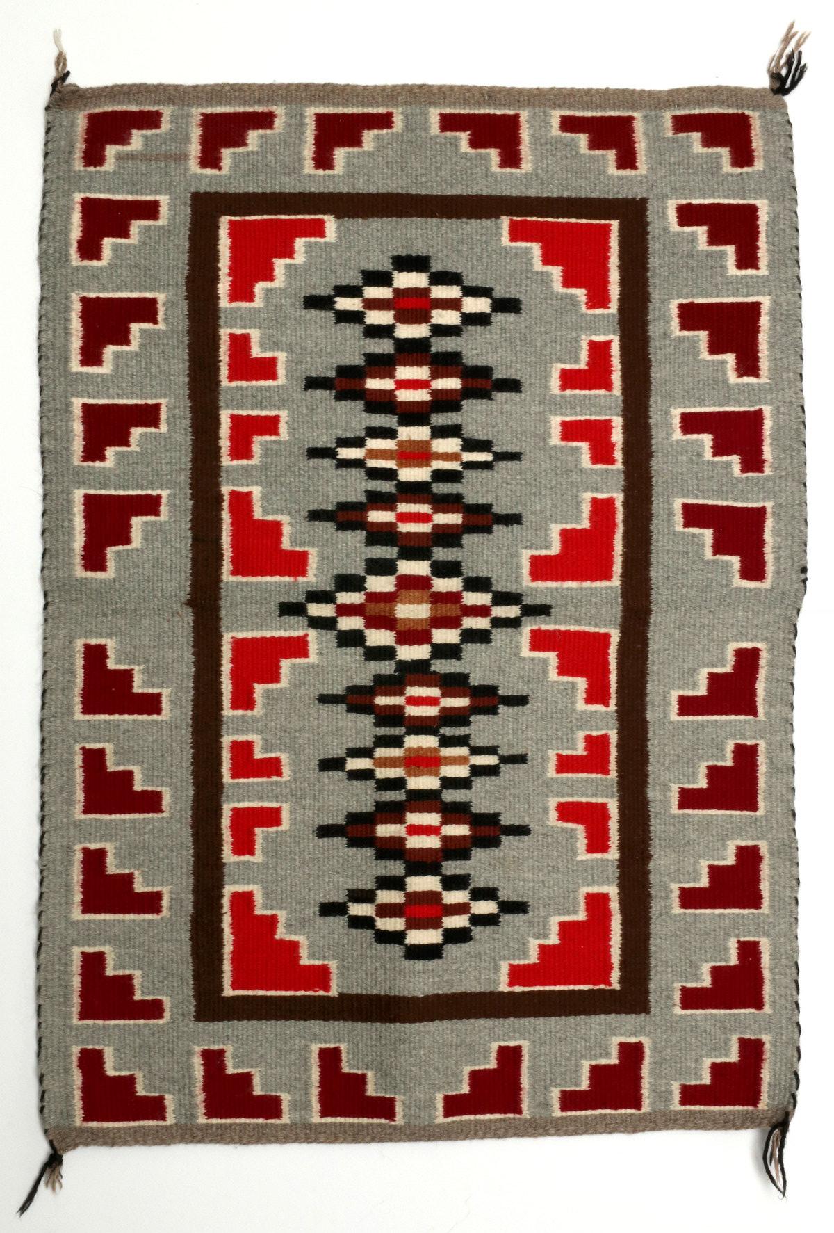A SMALL GENERAL RESERVATION NAVAJO WEAVING