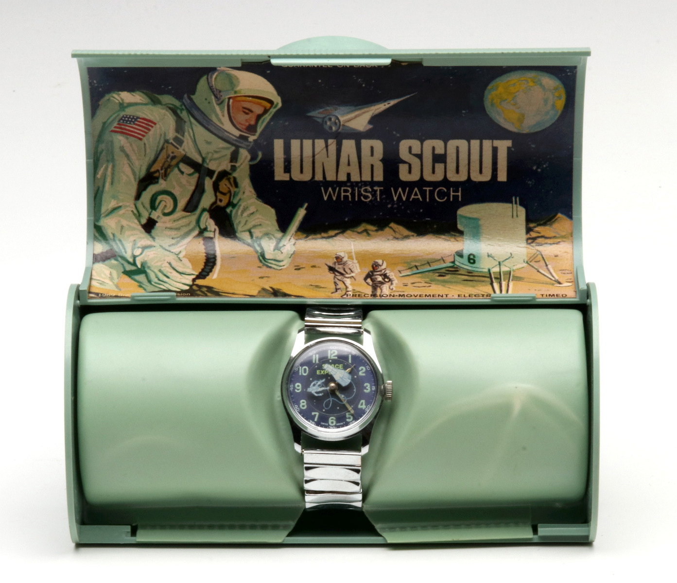 A RARE INTERESTING 1969 'LUNAR SCOUT' YOUTH WRISTWATCH