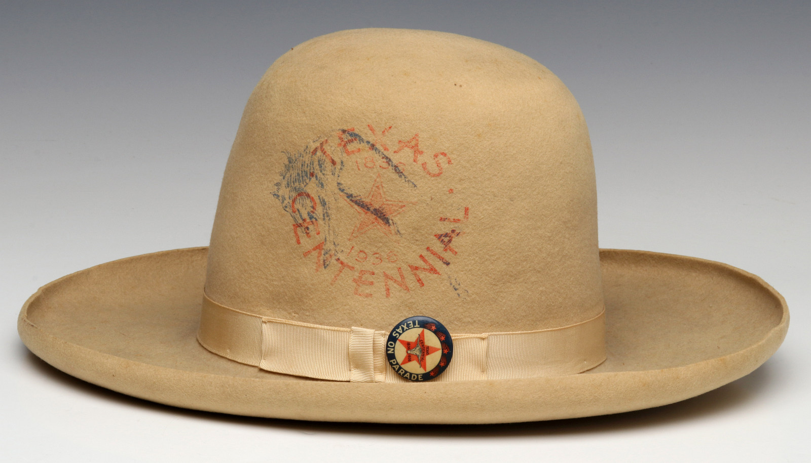 A STETSON 10 GALLON HAT FROM TEXAS CENTENNIAL 1936