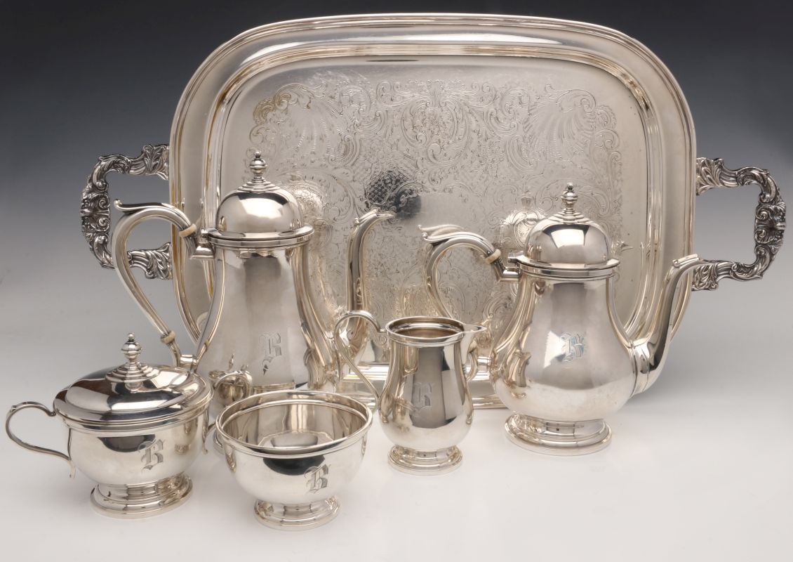 A WATSON COMPANY STERLING SILVER TEA AND COFFEE SERVICE