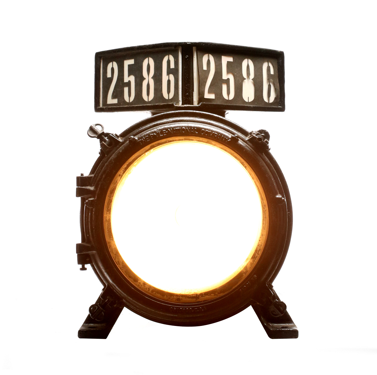 PYLE NATIONAL LOCOMOTIVE HEADLIGHT W/ TOP NUMBER BOARDS