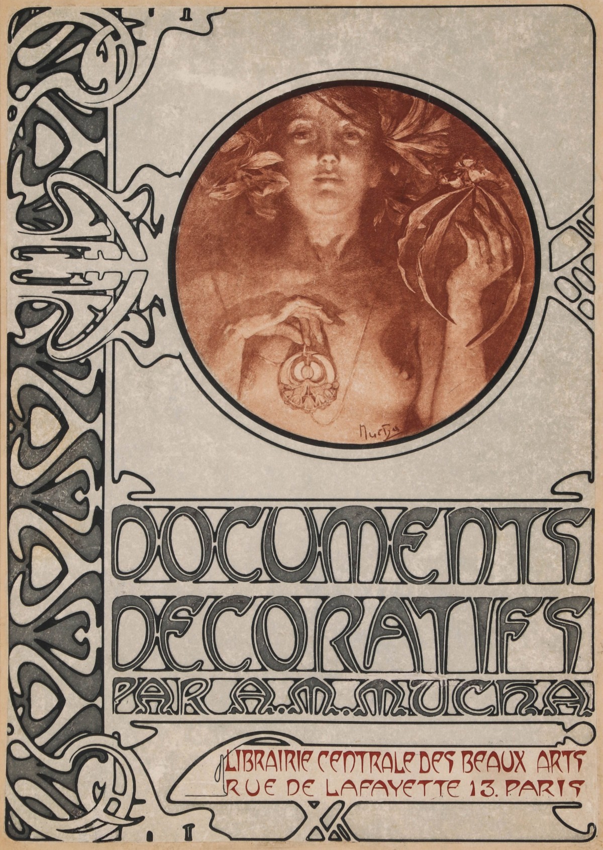 ALPHONSE MUCHA; PLATES FROM DOCUMENTS DECORATIFS, 1902