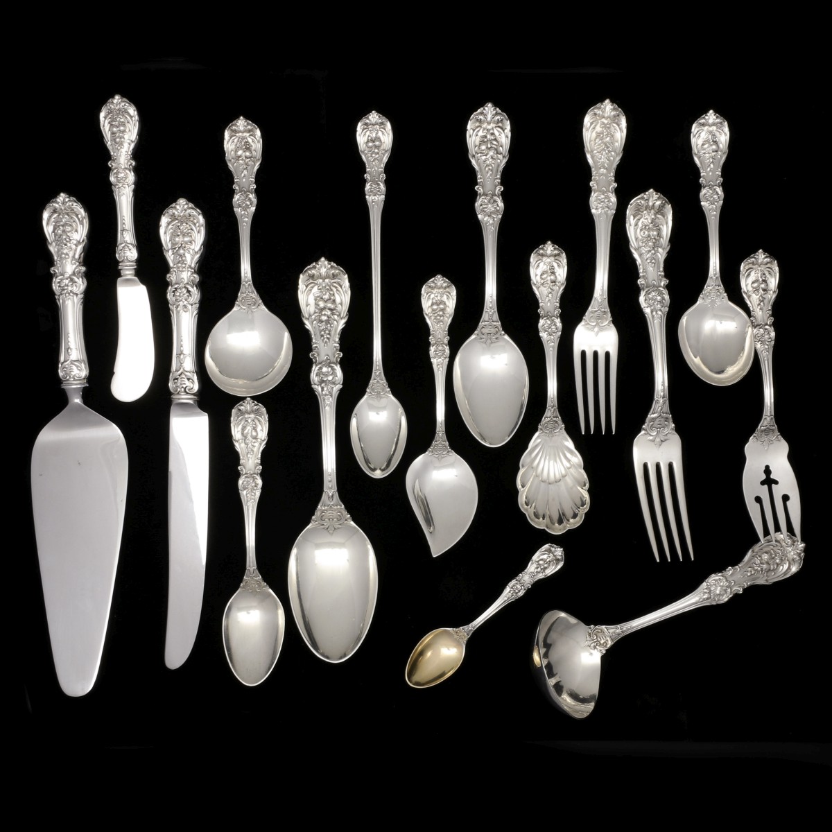 A 188-PC. FRANCIS I STERLING SILVER FLATWARE SET