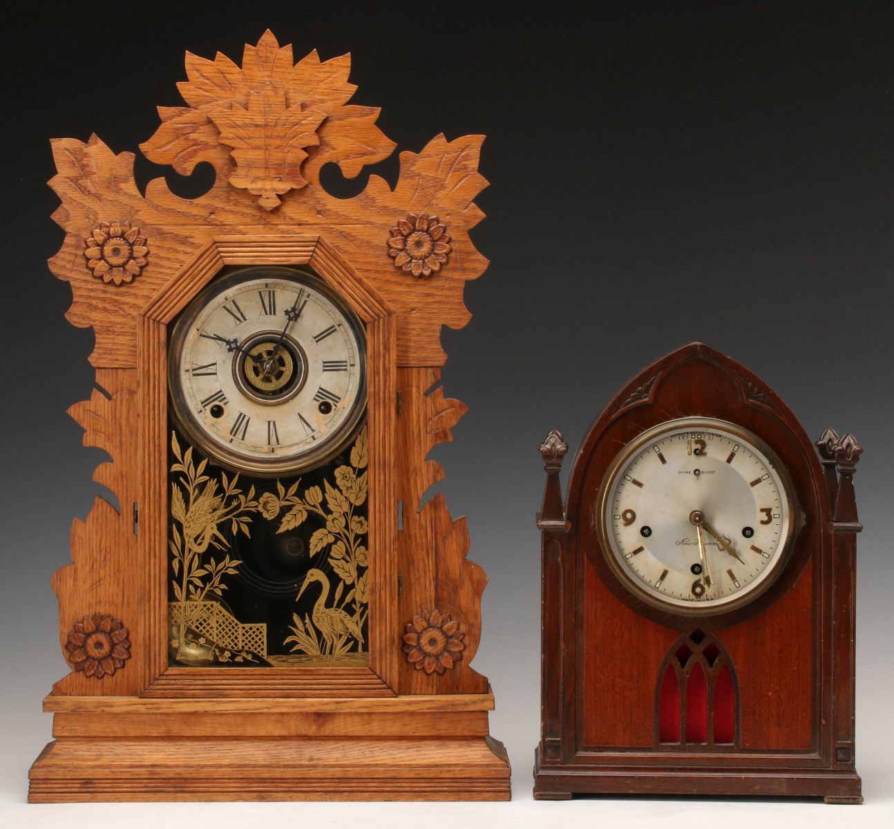 GILBERT 'SWAN' KITCHEN CLOCK AND NEW HAVEN GOTHIC