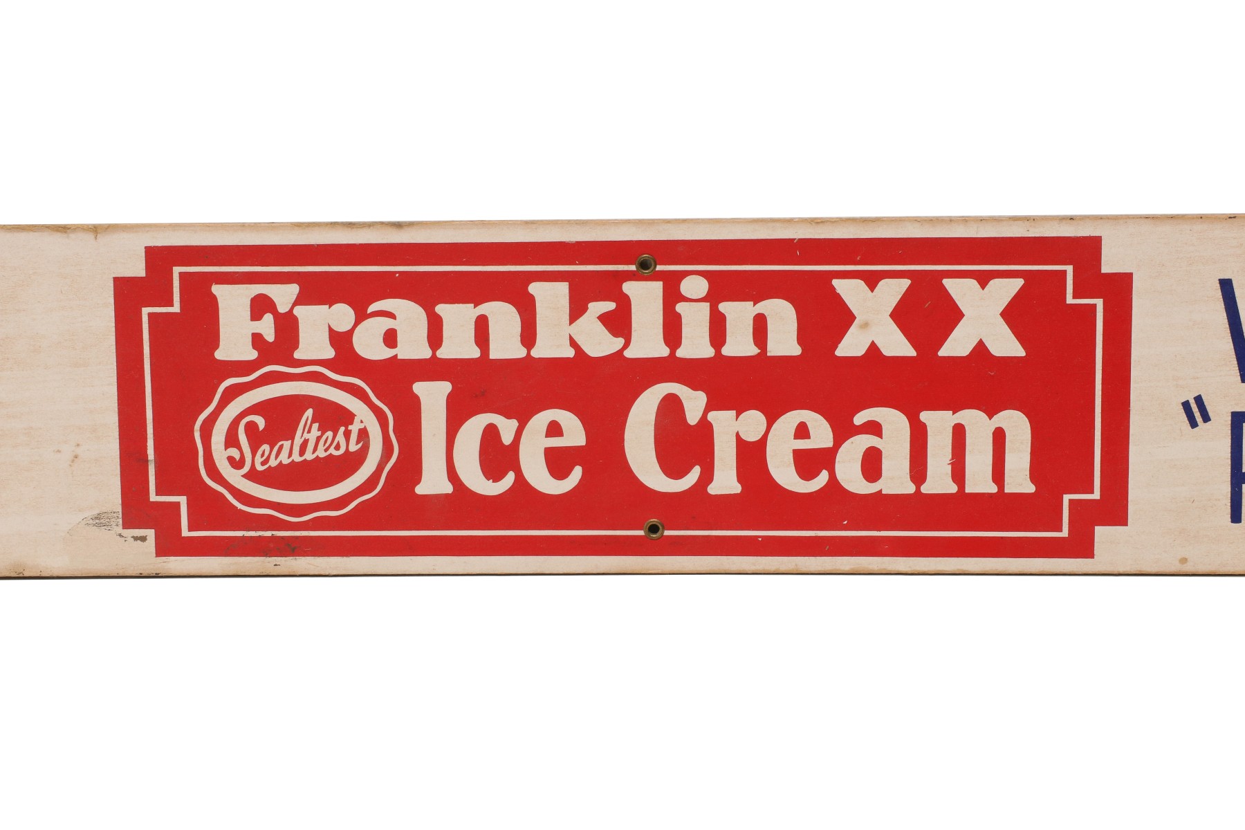 A COLLECTION OF VINTAGE ICE CREAM ADVERTISING SIGNS