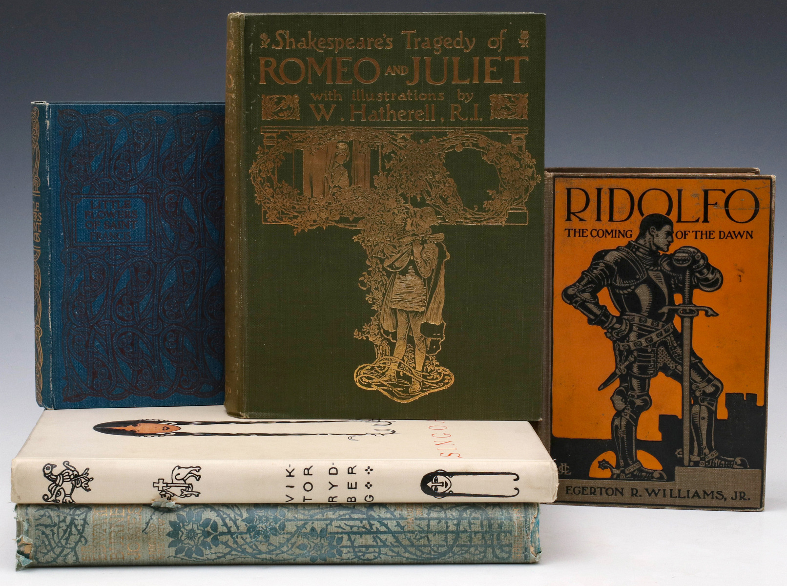 FIVE ILLUSTRATED BOOKS CIRCA 1900