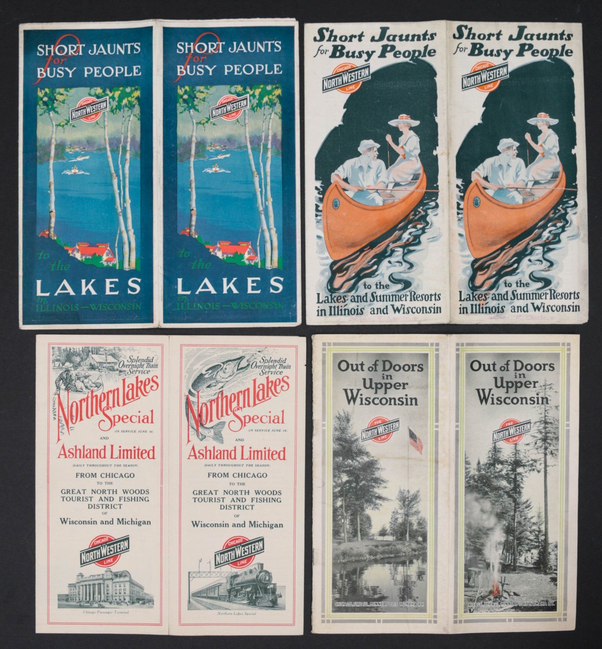 A COLLECTION OF CHICAGO & NORTH WESTERN RR EPHEMERA