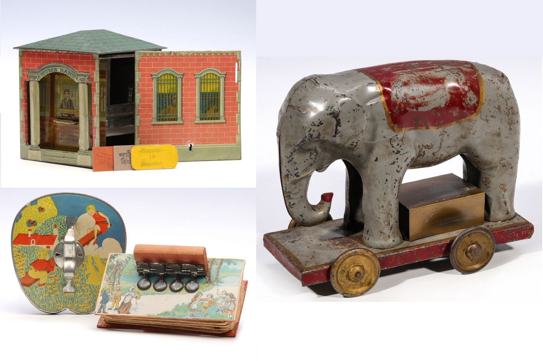 A COLLECTION OF EARLY 20TH CENTURY TIN LITHO TOYS