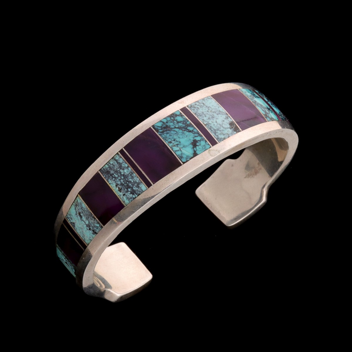 RAY TRACEY KNIFEWING INLAID CUFF BRACELET