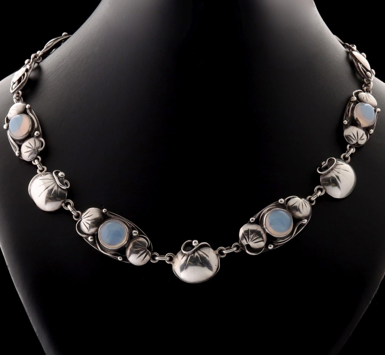 JO MICHELS STERLING SILVER AND MOONSTONE