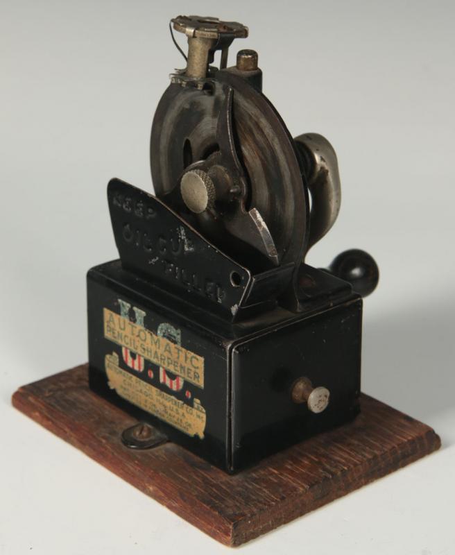 THE U.S. AUTOMATIC PENCIL SHARPENER PATENTED 1906-1908