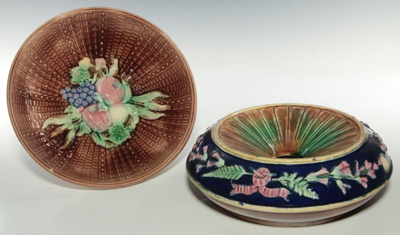 A COLLECTION OF VICTORIAN MAJOLICA