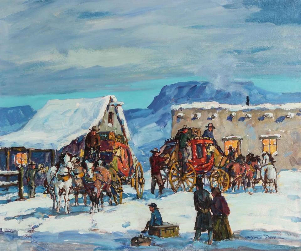 MARJORIE JANE REED (1915-1996) OIL ON CANVAS