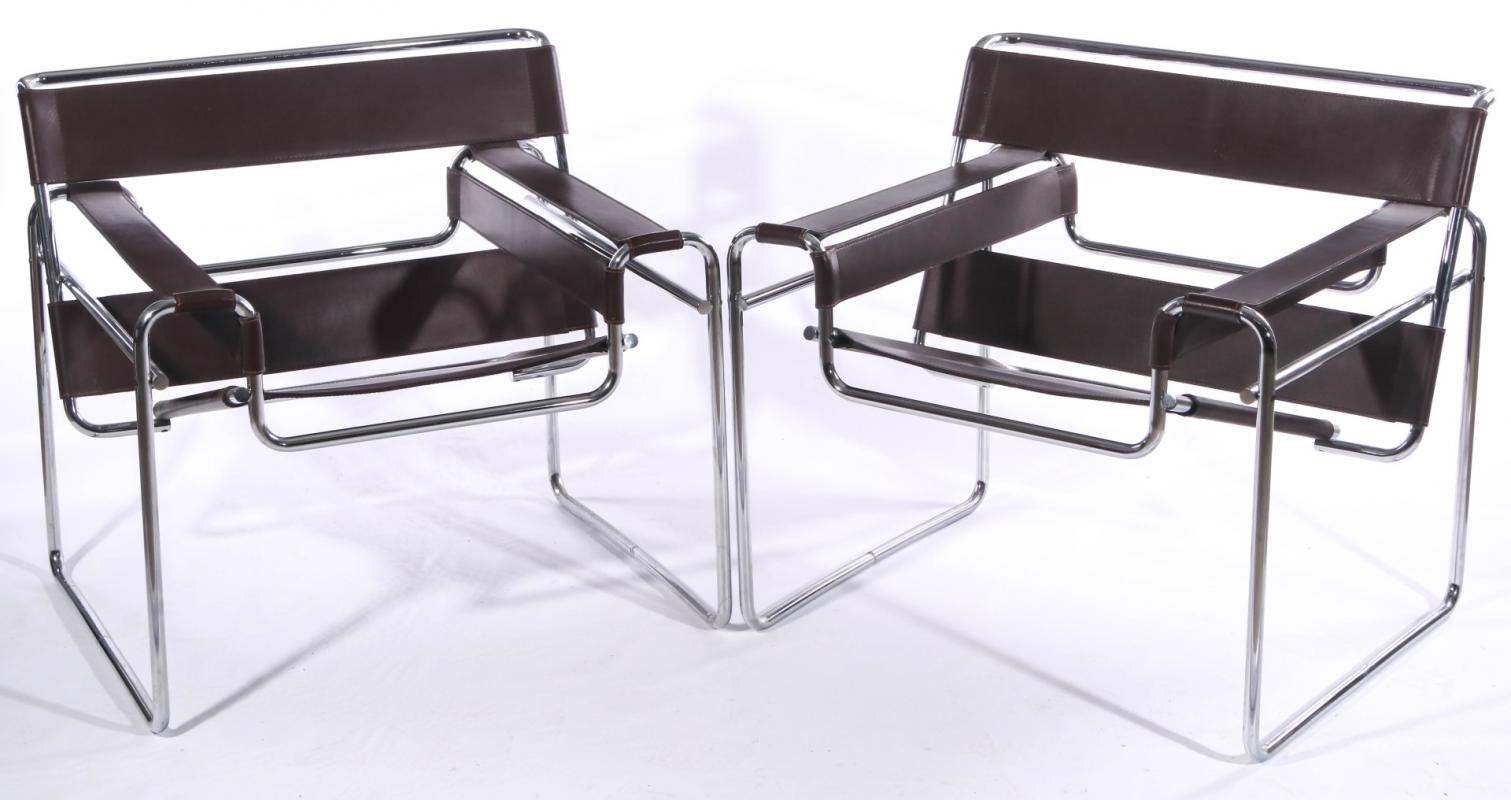 PAIR KNOLL MARCEL BREUER/WASSILY CHAIRS