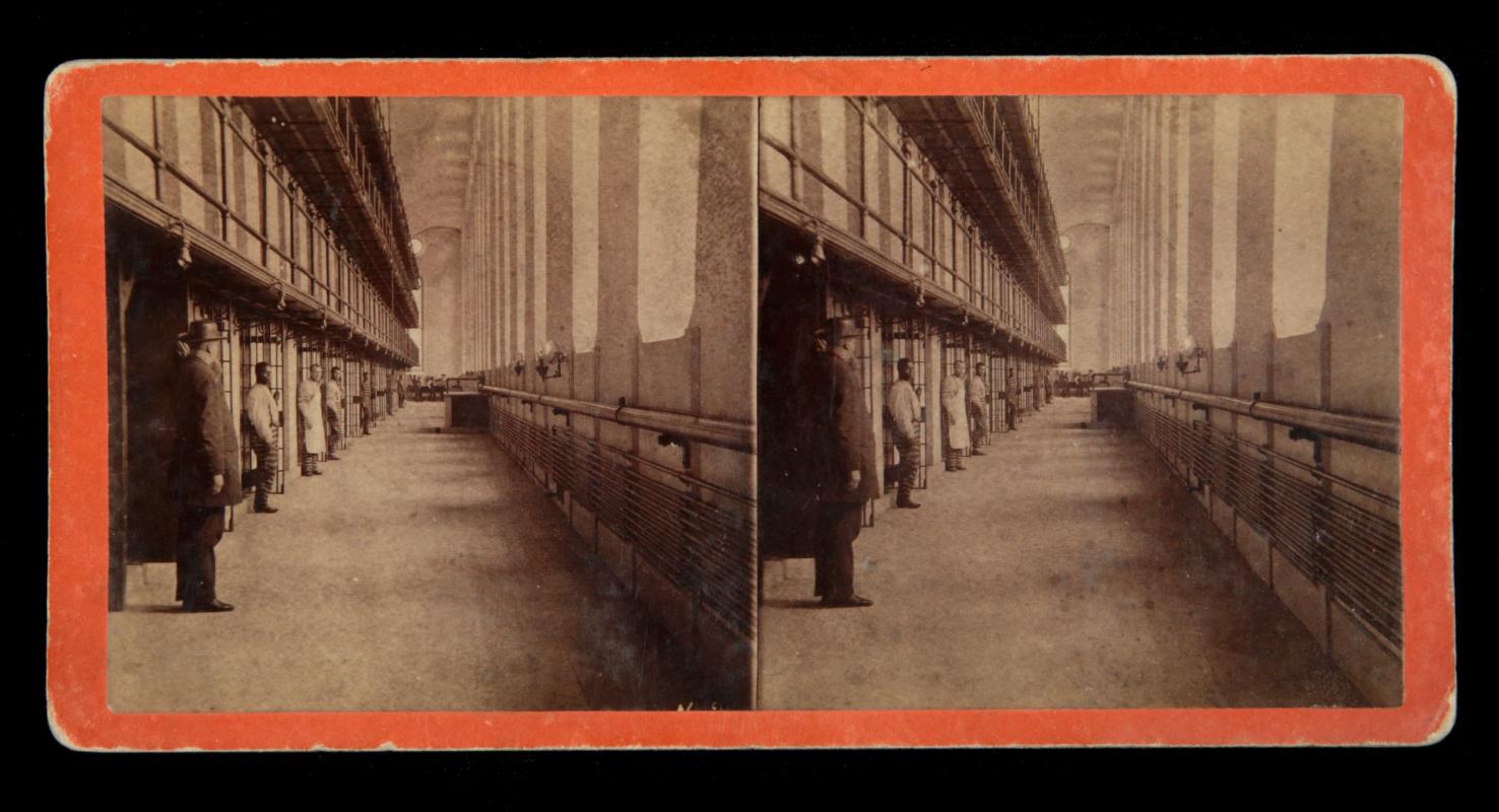 A STEREOVIEW OF PRISONERS OF IOWA STATE PRISON