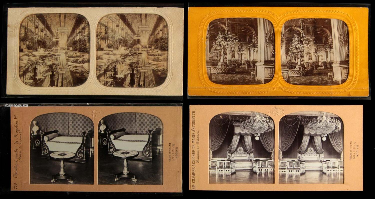 FIFTEEN FRENCH TISSUE STYLE STEREOVIEWS
