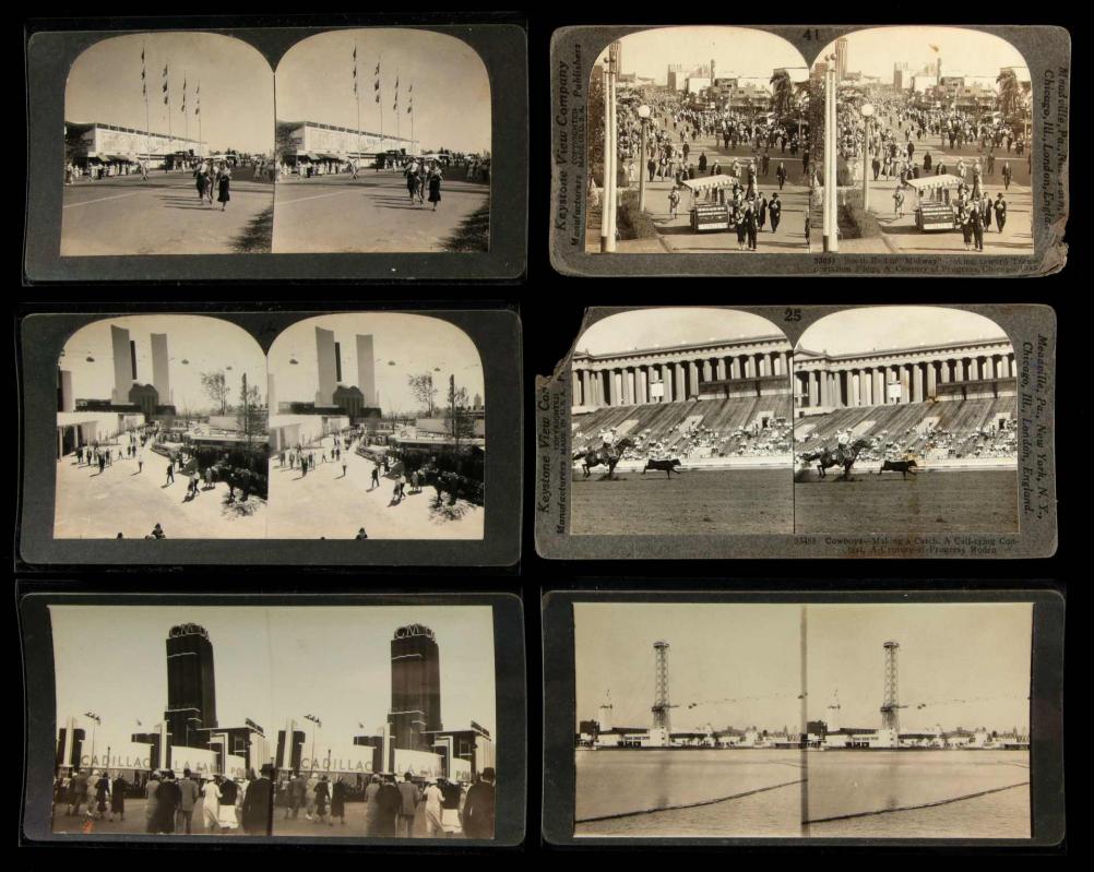 FORTY-TWO STEREOVIEWS OF THE 1933 WORLD'S FAIR