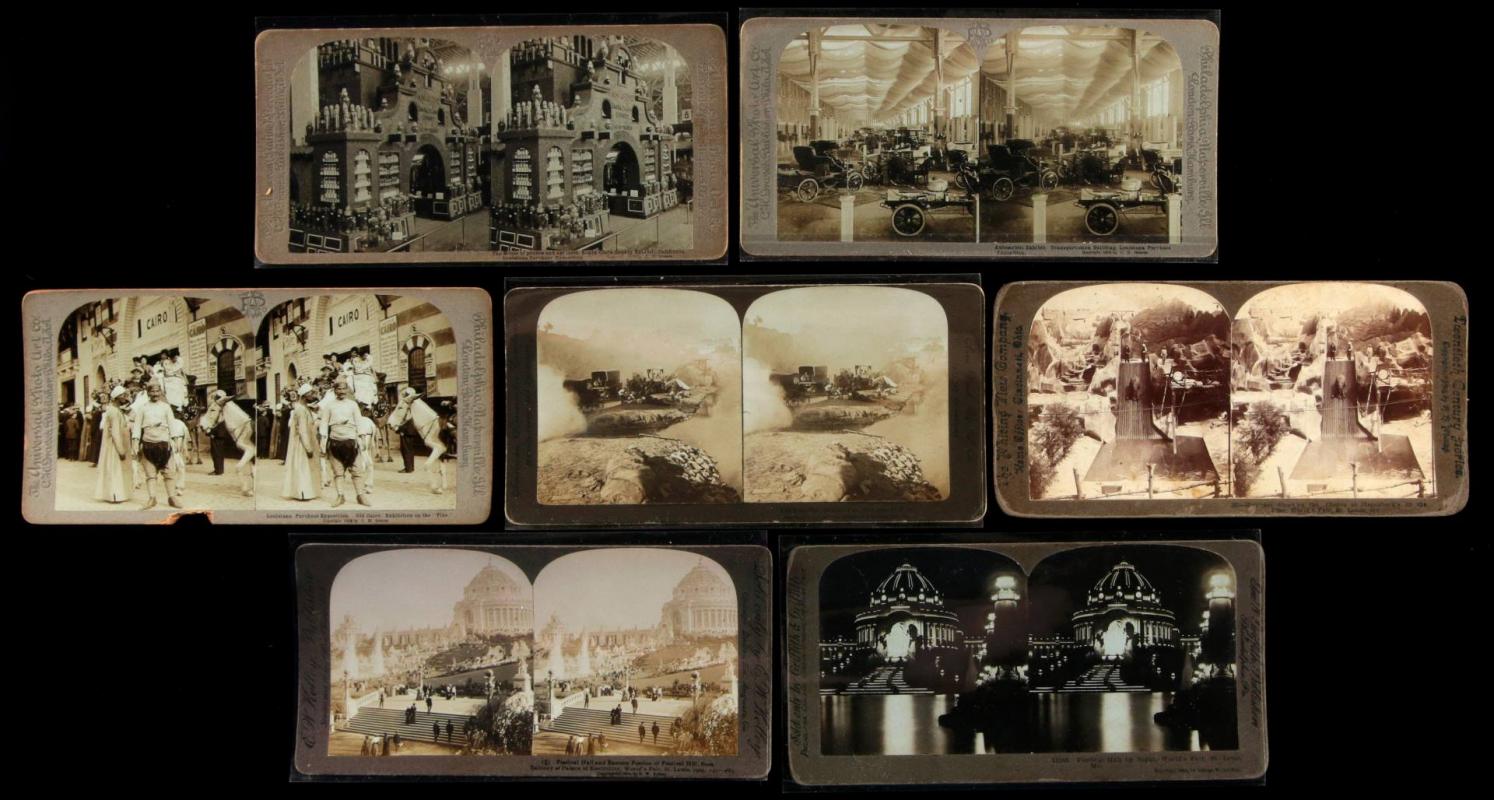 FORTY-THREE STEREOVIEWS OF THE 1904 WORLD'S FAIR
