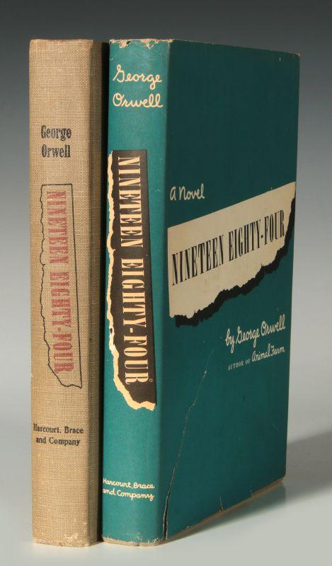 TWO COPIES OF GEORGE ORWELL '1984,' 1ST AMER. 1949