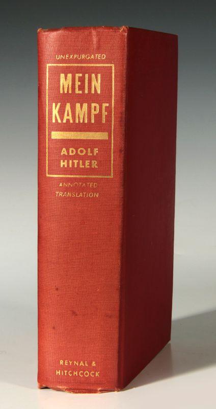 HITLER, ADOLF, MEIN KAMPF, 1941 ED. REYNAL & HITCHCOCK