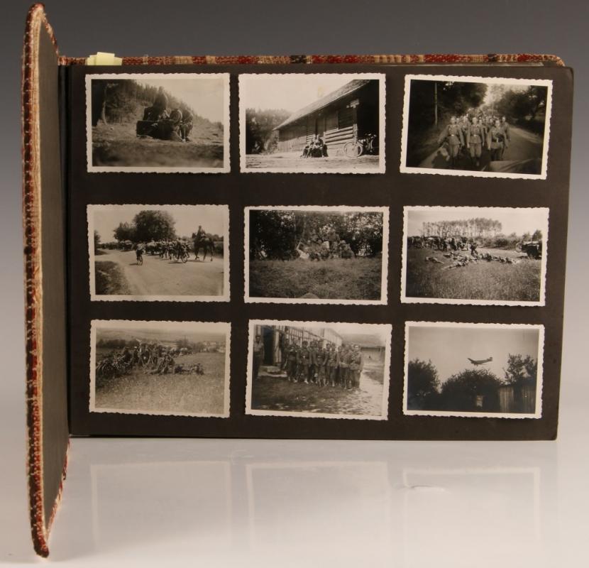 WWII WH INFANTRY PHOTOGRAPH ALBUM