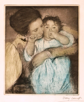 Mary Cassatt (1844-1926) Pencil-Signed Etching