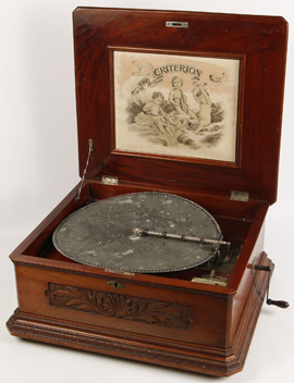 Comb Disc Antique Music Box
