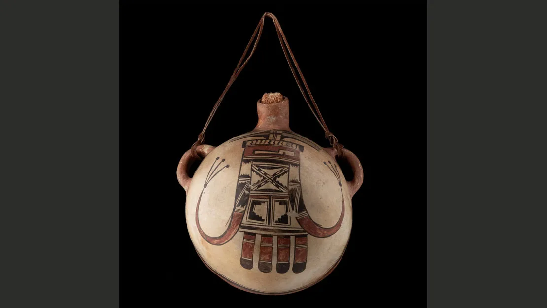 Hopi Canteen with Sitkyatki Decoration SOLD $6,500