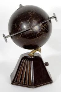 The New World Globe Radio Designed by Raymond Loewy SOLD $1600.00