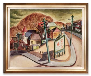 Leon Bibel 1939 Oil on CanvasSOLD! $4800.00