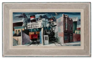 Edwin Fulwider Oil on Artist's Board SOLD! $3000.00